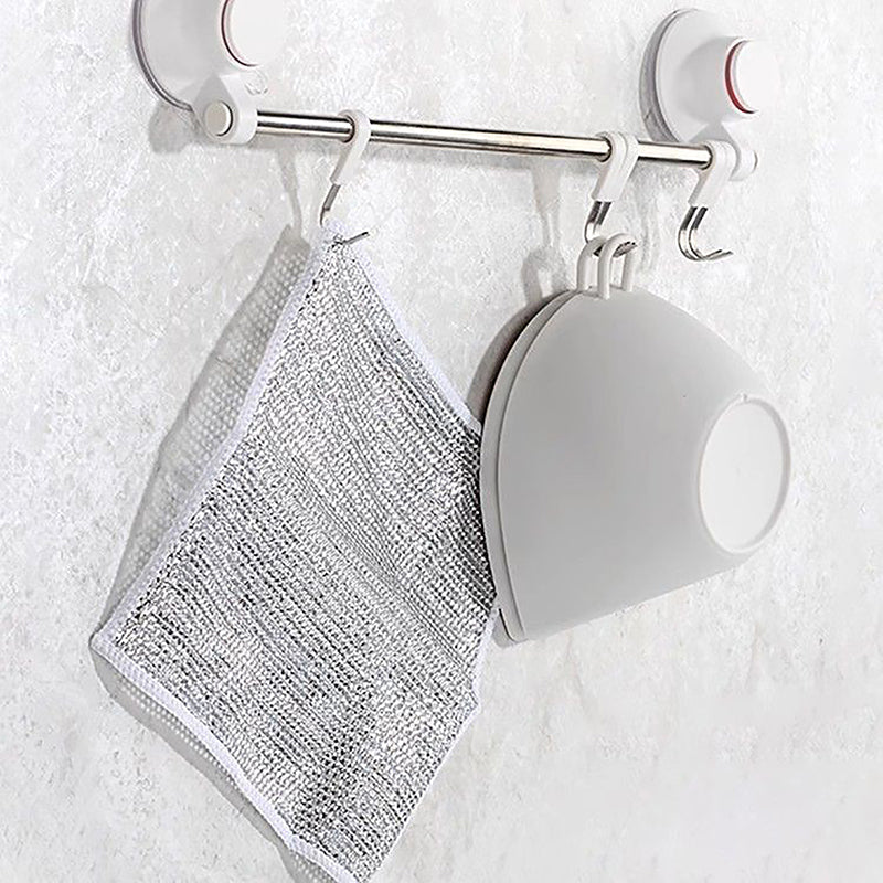 Steel Wire Dish Washing Cloth - Non Scratch & Durable - Kitchen Use