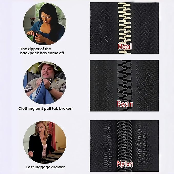 Universal Zipper Fixer – PACK OF 3 (size: S,M,L)