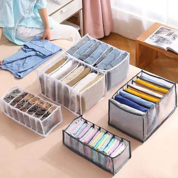 Wardrobe Clothes Organizer (12.5 ×12.5 × 4.7 inches)