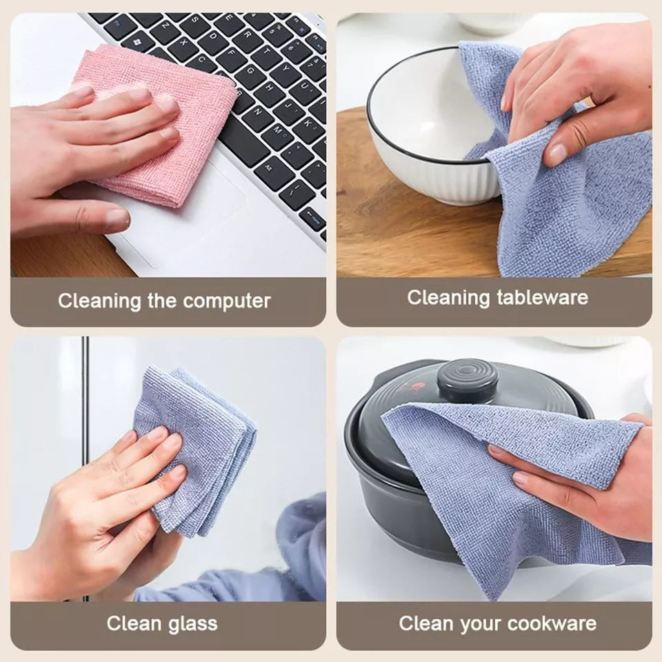 Reusable Microfiber Cleaning Cloth Box (20 pieces per box)